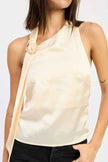 ONE SHOULDER TOP WITH SCARF DETAIL