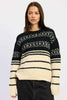 FAIR SLE STRIPED OVERSIZE SWEATER