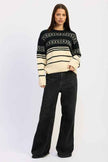 FAIR SLE STRIPED OVERSIZE SWEATER