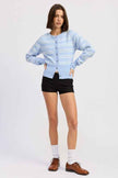 BUTTON DOWN STRIPED CARDIGAN