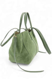 Faux Suede Multi Strap Tote Bag