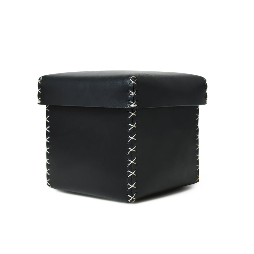 Multi Utility Leather Storage Box