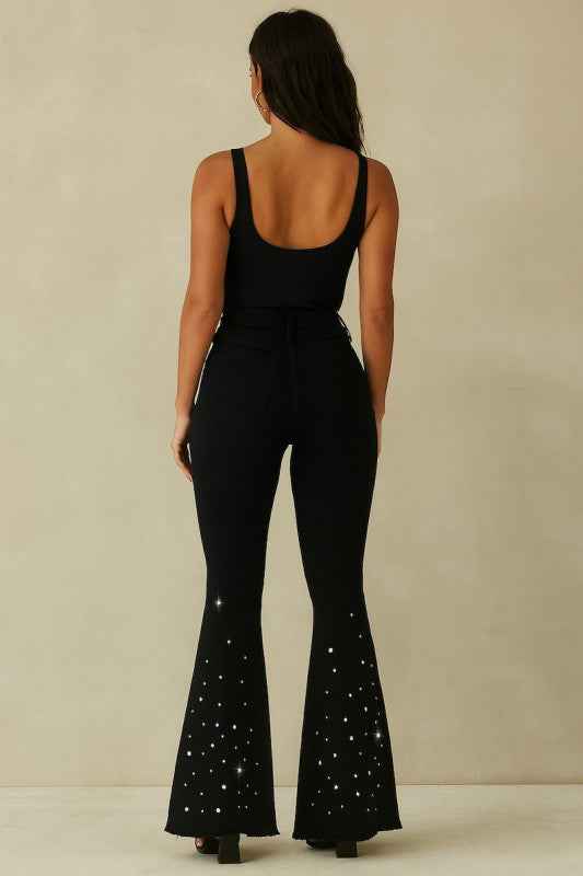 Starlit Glam Bell Bottom Jeans