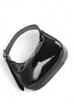 Patent Faux Leather Top Handle Swing Bag
