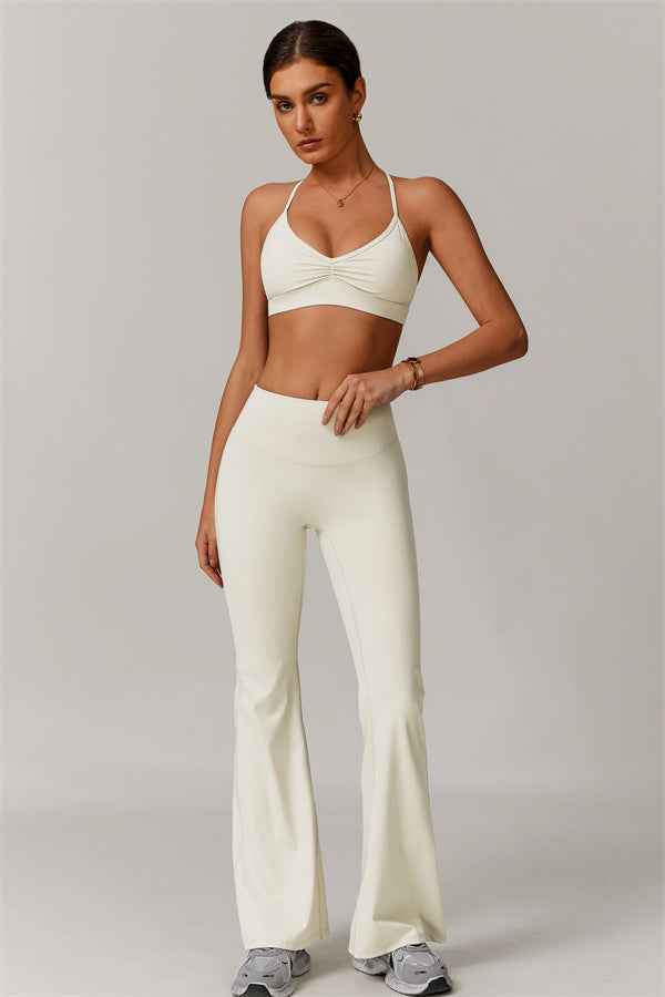The Delicate Sports Bra Flared Leggings 2-Piece Set