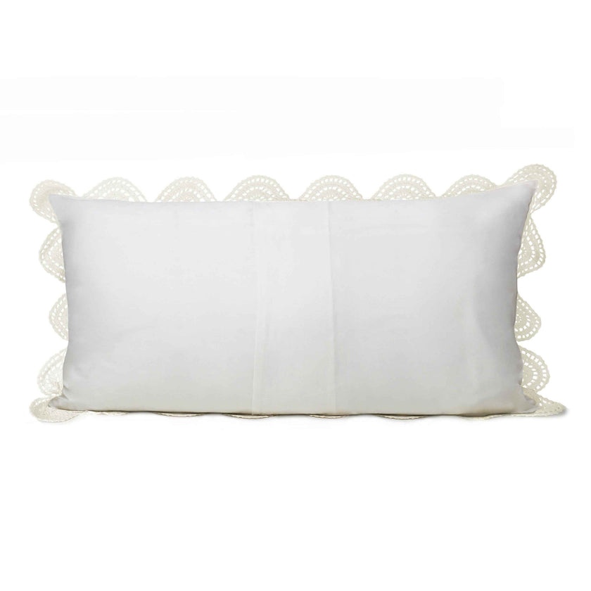 Hand Made Crochet Cotton Pillow Sham Pairs