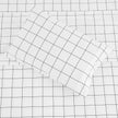 Grid Printed Cotton Percale Sheet Set