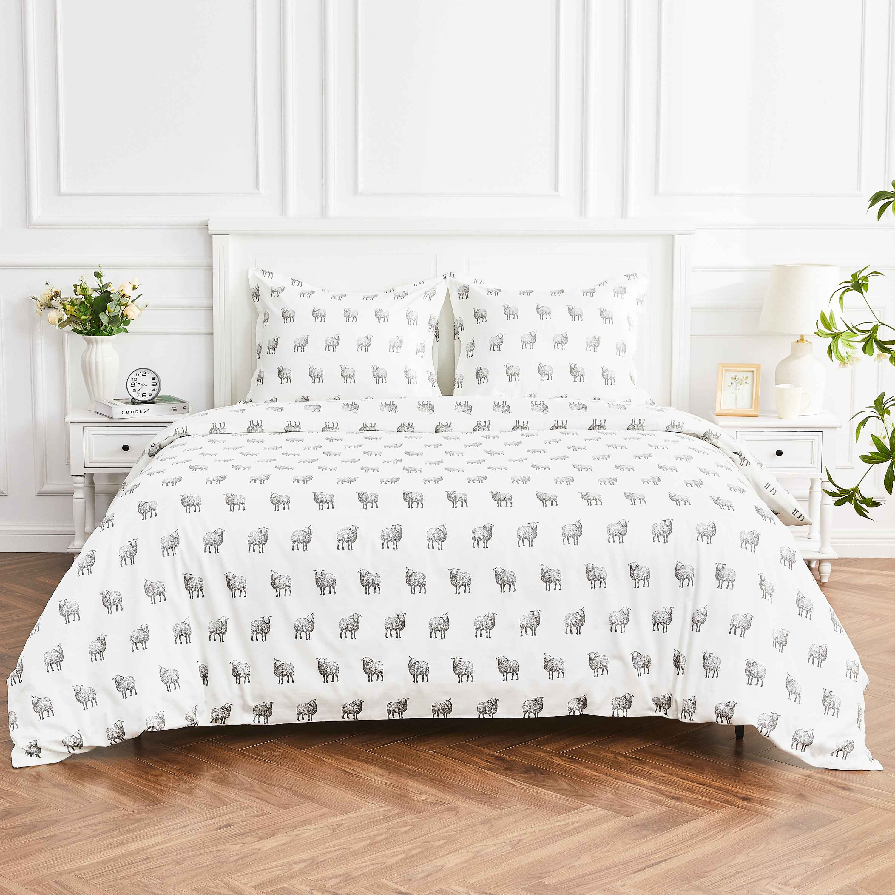 Sheep Printed Duvet Set
