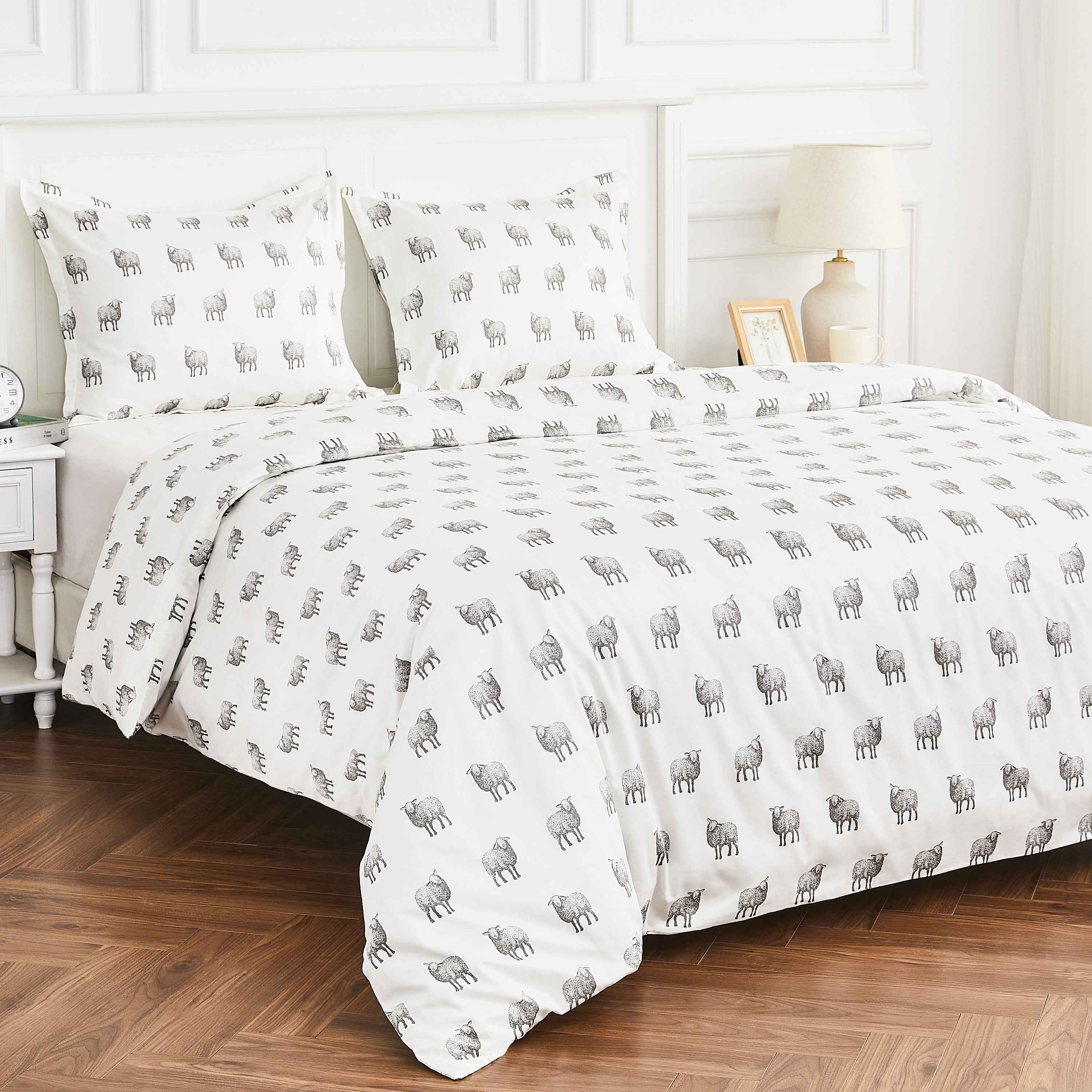 Sheep Printed Duvet Set