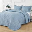 Halo Cotton Voile Hand Stitched Quilt Set
