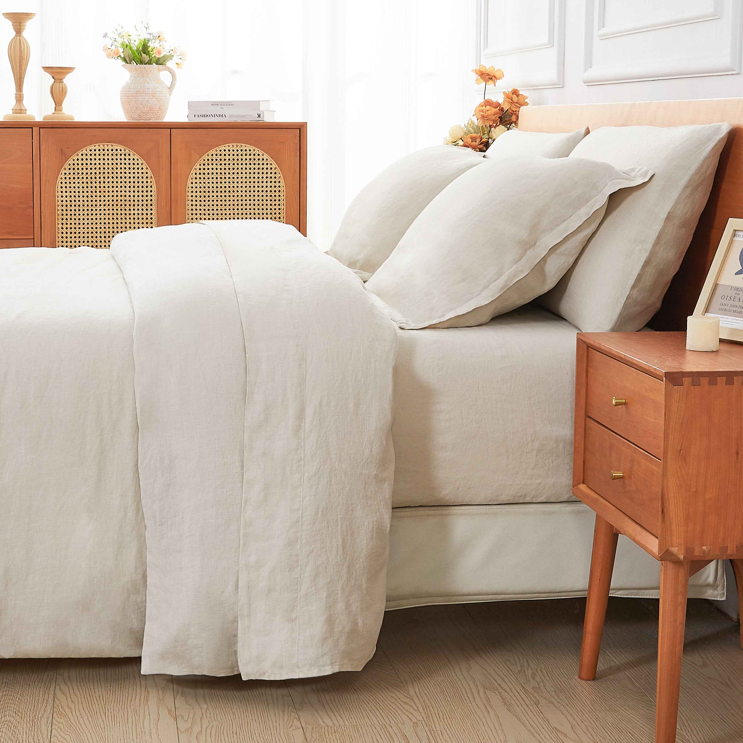 100% Linen Duvet Cover Set