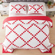 Irish Chain Patchwork Cotton Quilt Set