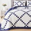 Irish Chain Patchwork Cotton Quilt Set