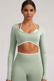 The Elevate New Long Sleeve Crop top