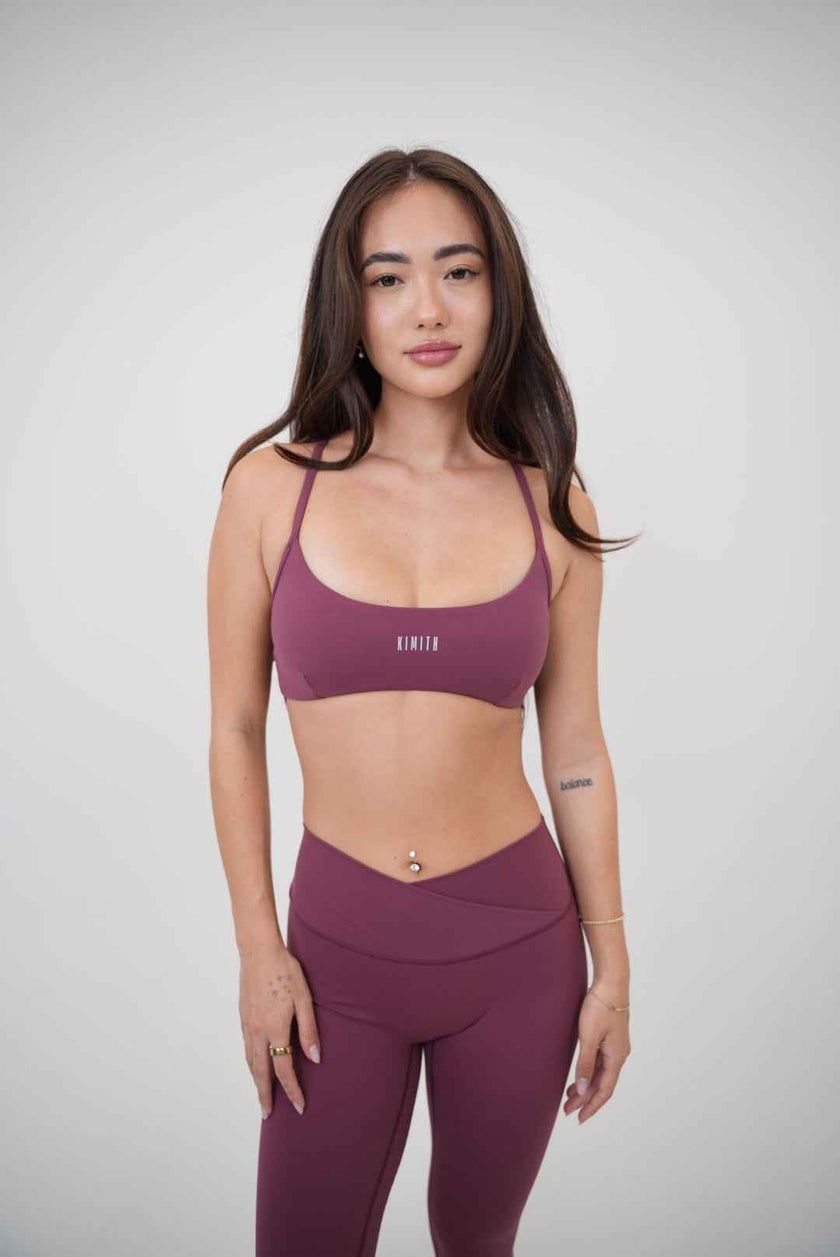My Time Is Divine Plum Sculpt V-Waist Legging