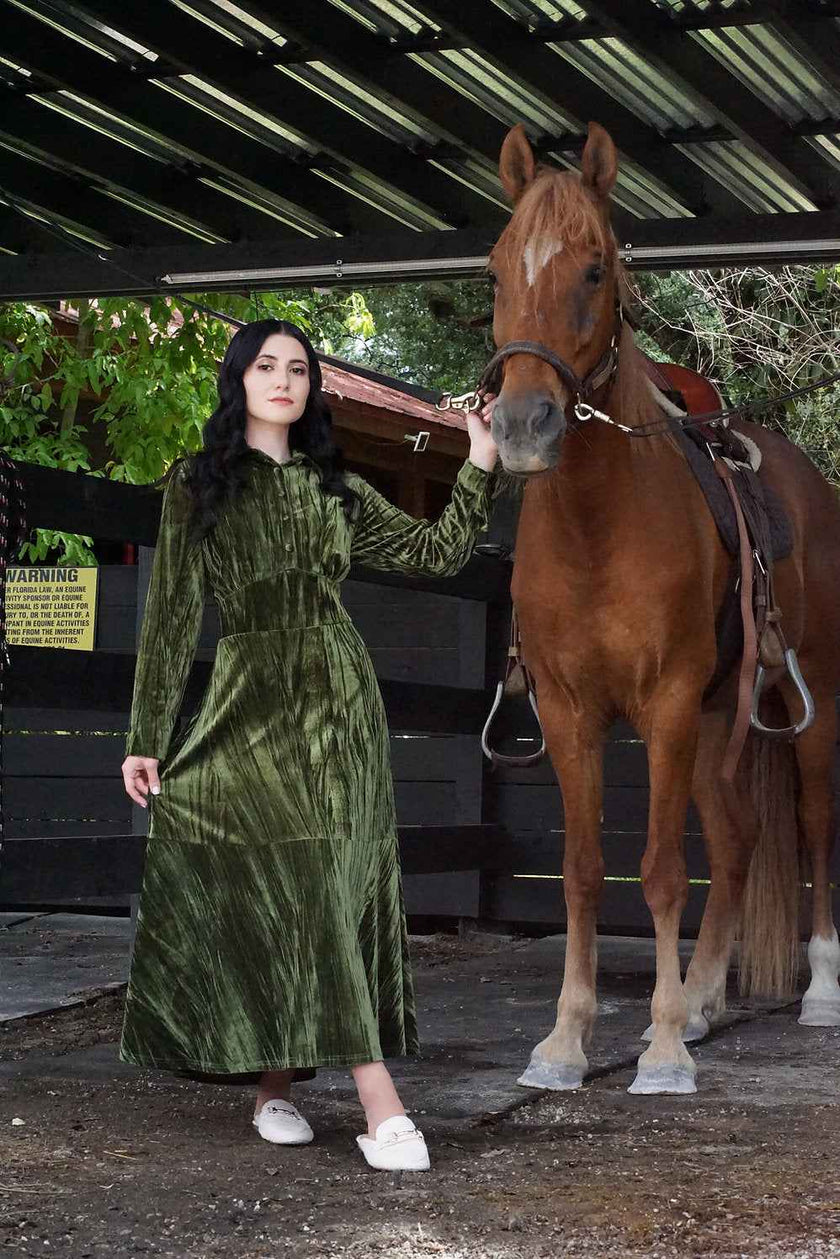 Michal Velvet Dress