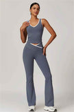 The Stamina Tank Top Flared Leggings 2-Piece Set