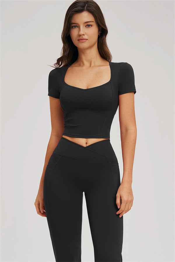 The Sizzle T-shirt Flared Leggings 2-Piece Set