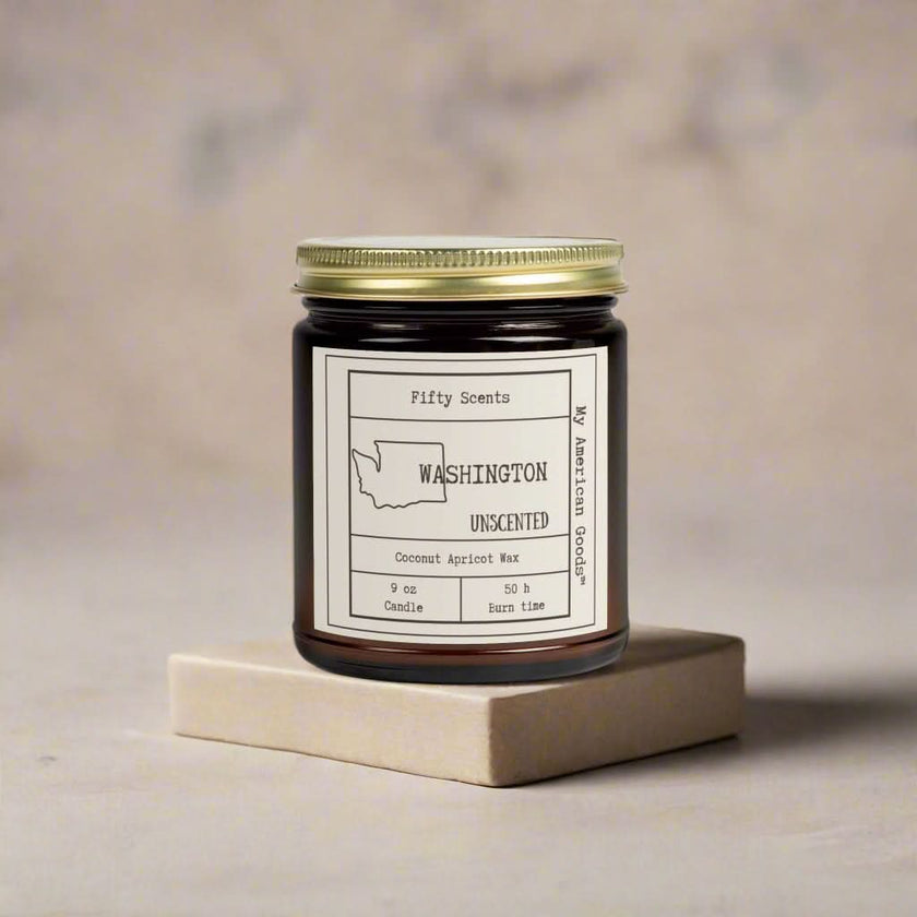 Washington unscented Candles - Coconut Apricot Wax