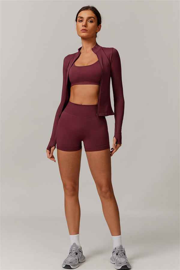 The Nova Luxe Jacket Shorts 2-Piece Set