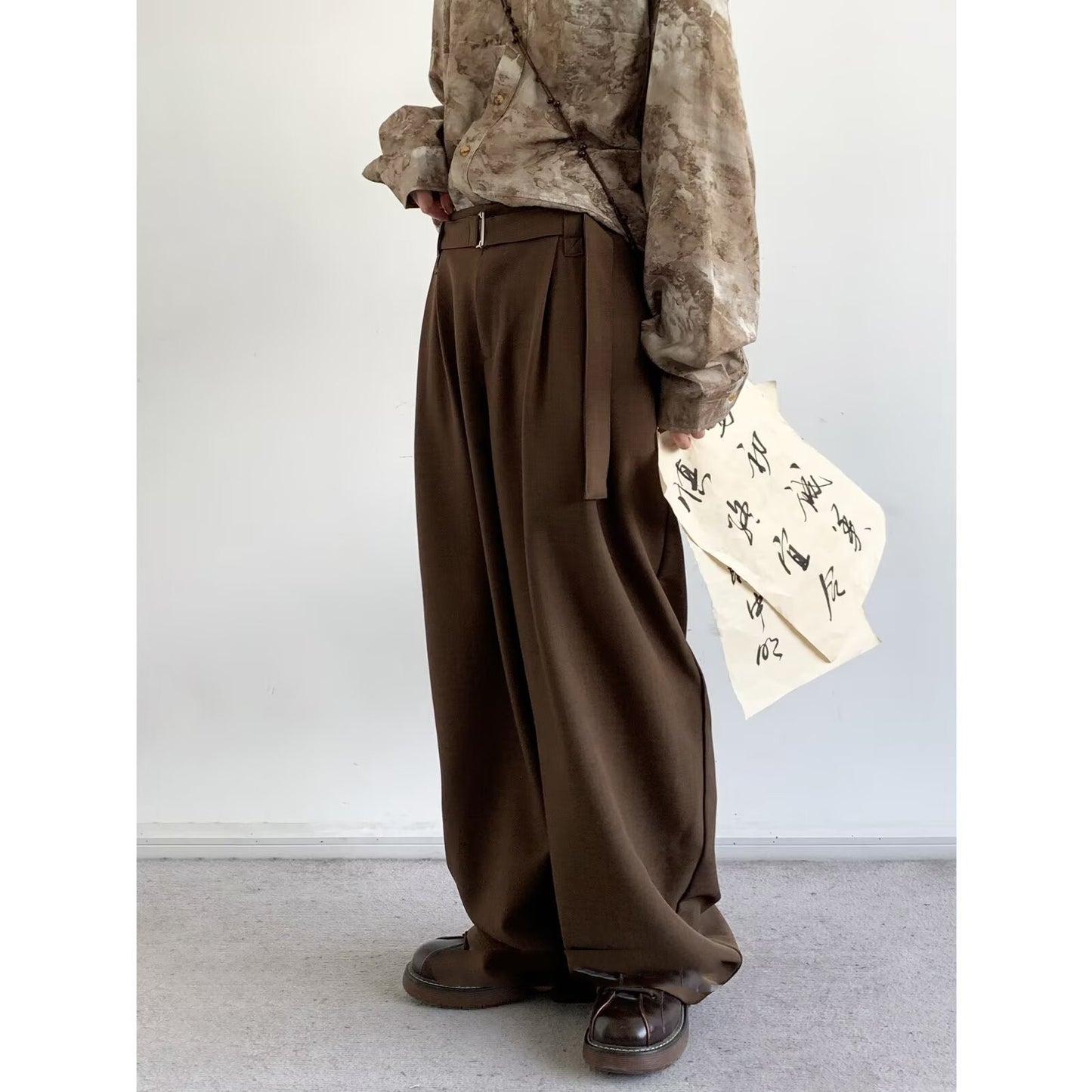 Loose Leisure All-matching Draping Straight Trousers