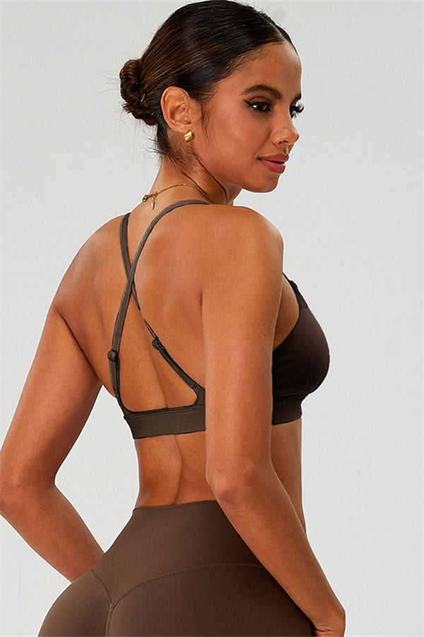 The Ember Sports Bra Crop Top Flared Leggings 3-Piece Set