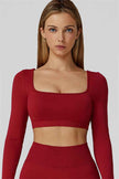 The Reign Long Sleeve Crop Top Leggings 2-Piece Set