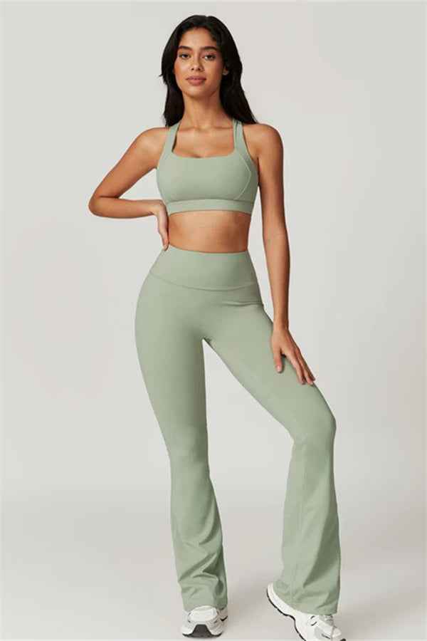 The Isabella Sports Bra Flares 2-Piece Set