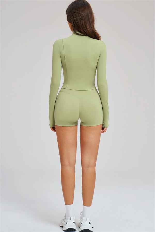 The Sizzle Zip Jacket Shorts 2-Piece Set