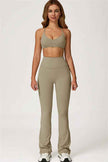 The Lily Sports Bra Flared Leggings 2-Piece Set