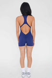 I am Limitless Zipper Bodysuit in Navy