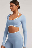 The Elevate Long Sleeve Crop top Leggings 2-Piece Set