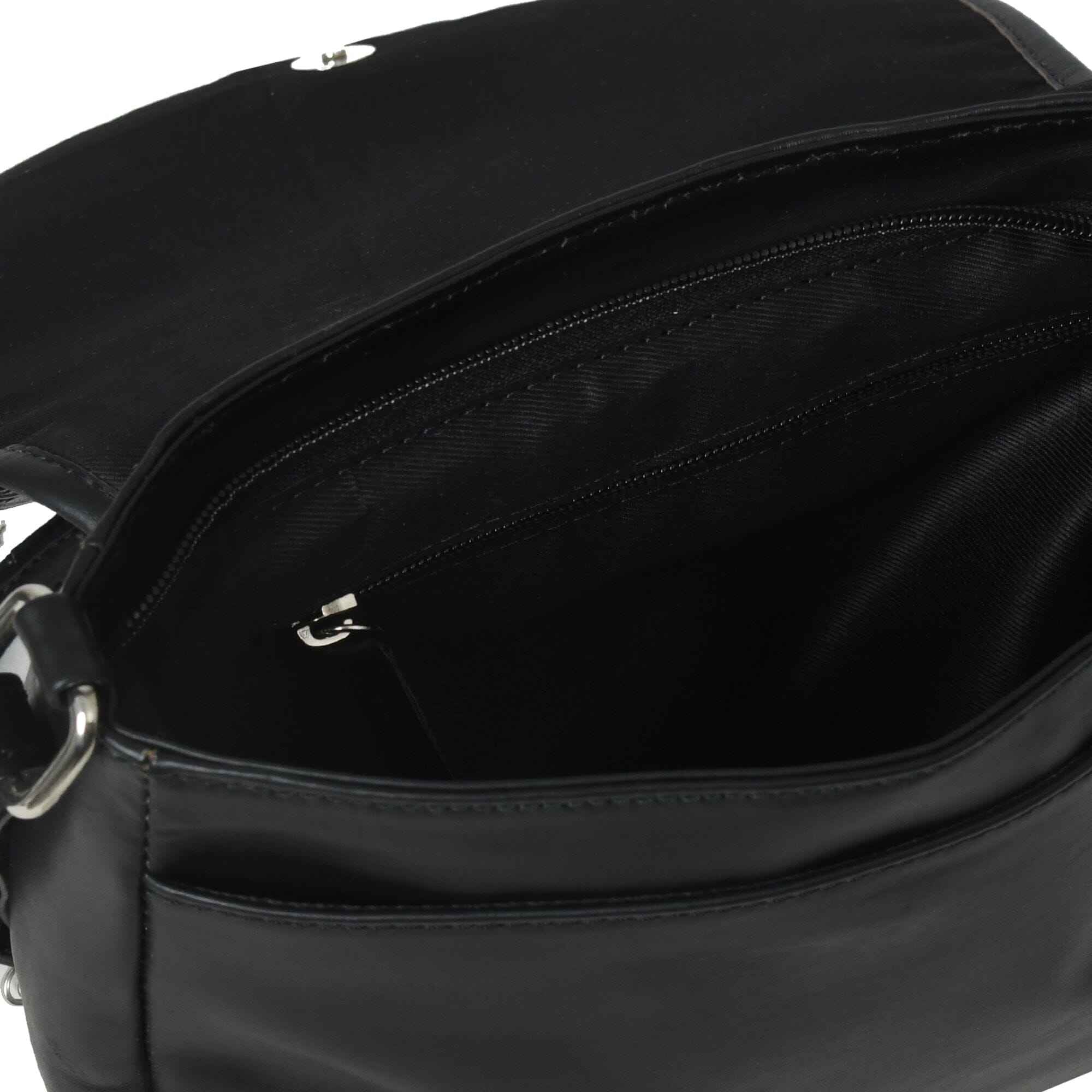 The Croco Satchel- Black