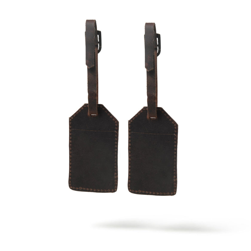 Leather Luggage Tag Set