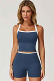 The Quest Cross Back Crop Top
