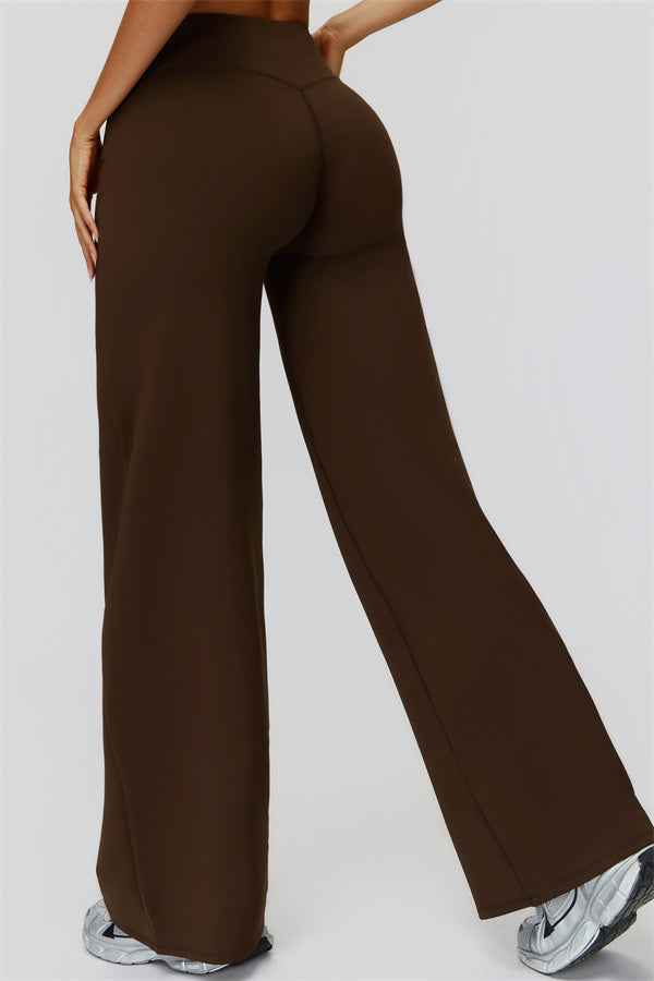 The FemmeFit Zip Jacket Straight Leg Pants 2-Piece Set