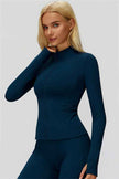 The FemmeFit Zip Jacket Straight Leg Pants 2-Piece Set