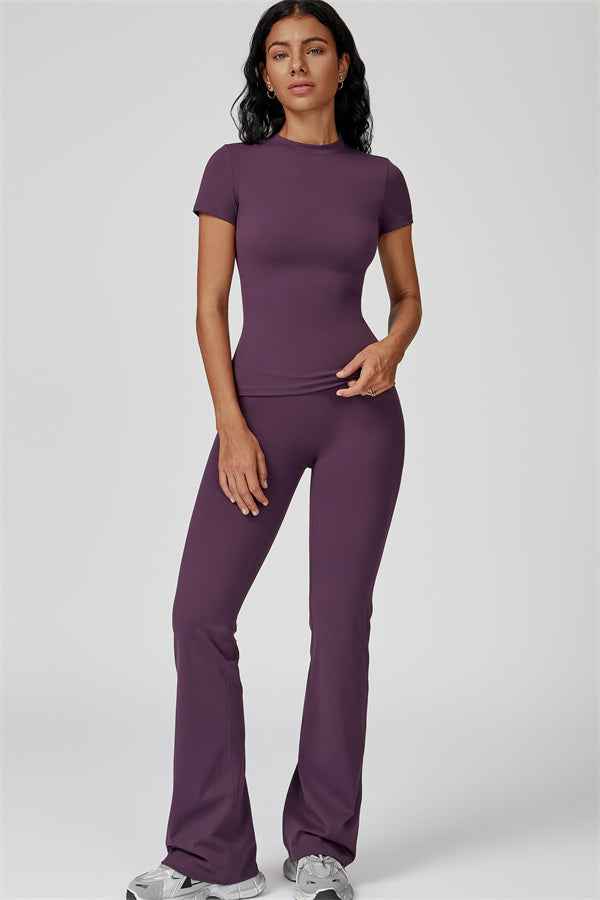 The Oasis T-shirt Flared Leggings 2-Piece Set