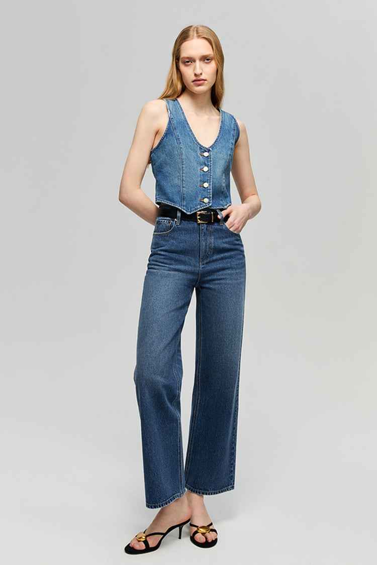 Blue Horizon Denim Vest HJ903