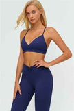 The Lushness Y-Back Sports Bra Flared Leggings 2-Piece Set