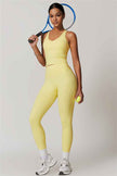The Enigma Cross Back Vest Leggings 2-Piece Set