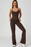 The Propel Crop Top Flared Leggings 2-Piece Set