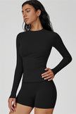 The Oasis Long Sleeve T-shirt Shorts 2-Piece Set