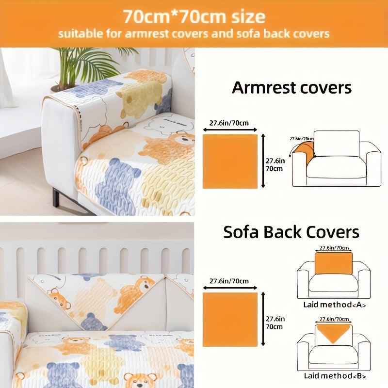 Bohemian Chic Ice Silk Sofa Cover | Extra Large Pet-Friendly Slipcover