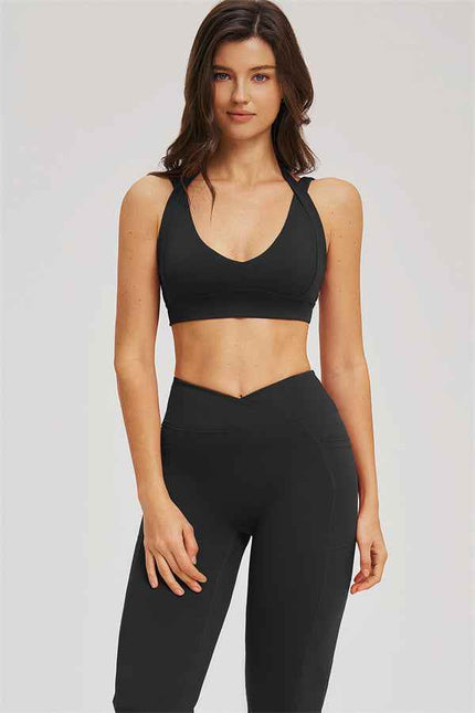 The Sizzle Sports Bra Flared Leggings 2-Piece Set