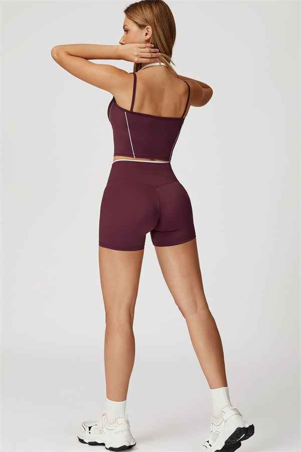 The Radiant Crop Top Shorts 2-Piece Set
