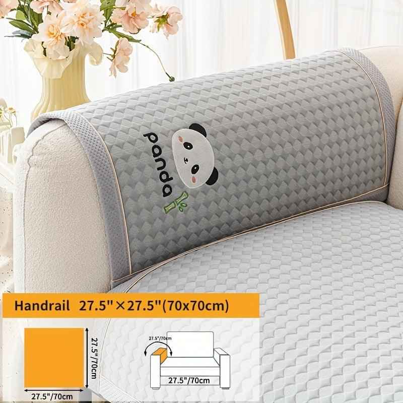 Waterproof Couch Cover, Non-Slip Panda Pattern Sofa Cover