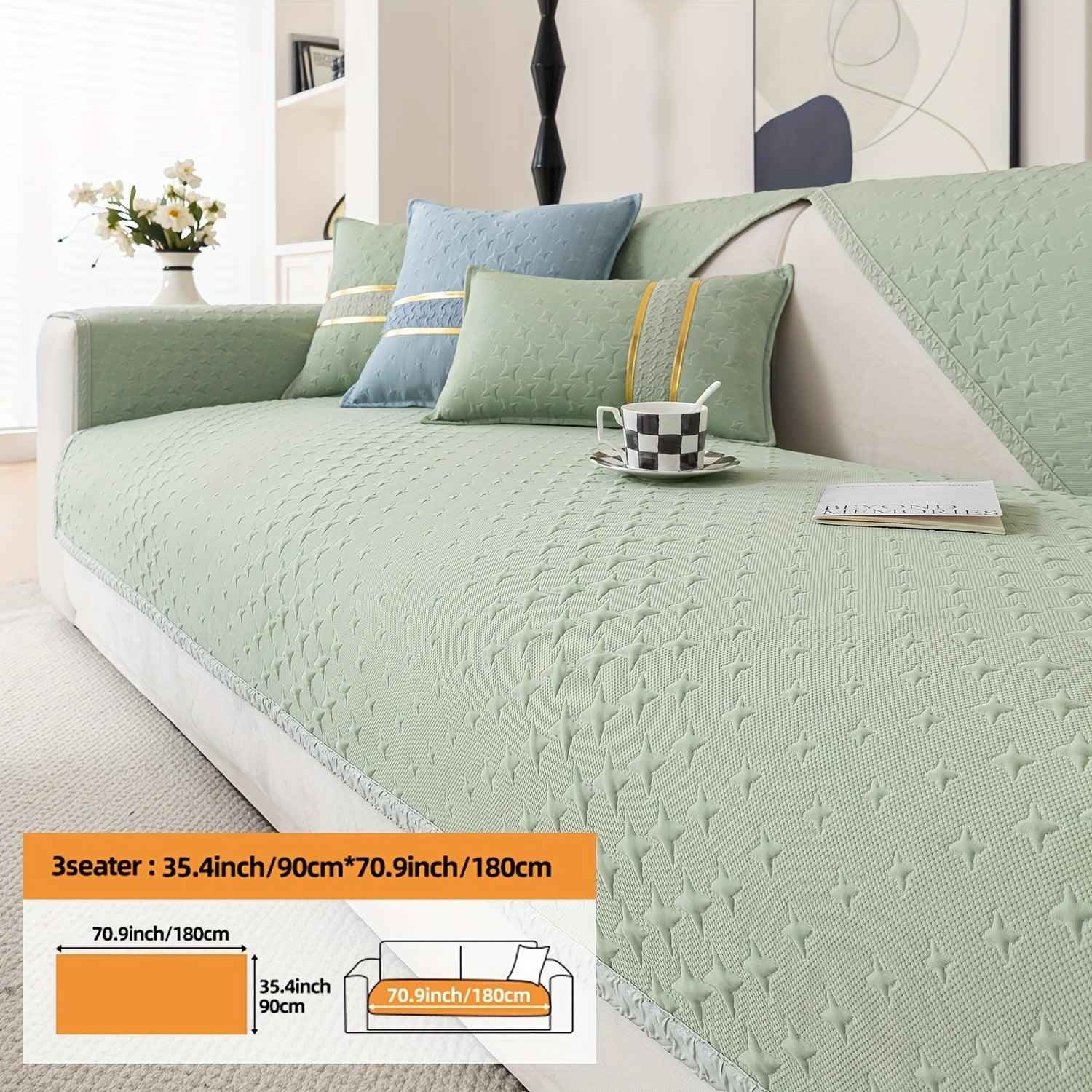 Summer Cooling Silk Non-slip Sofa Cover- Couch Cover for Dogs