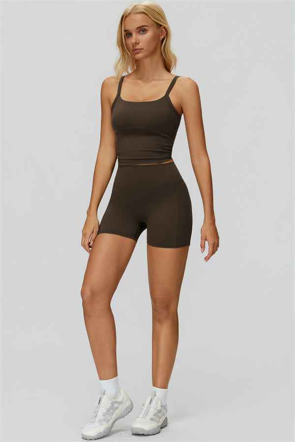 The Fyra Crop Tank Shorts 2-Piece Set