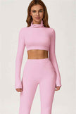 The Axis Crop Top Flared Leggings 2-Piece Set